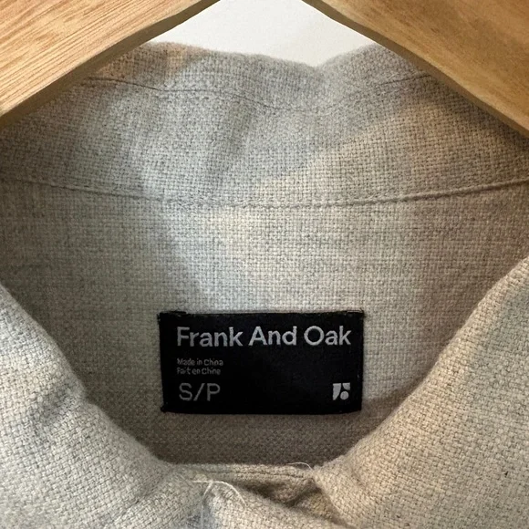 Frank & Oak Light Gray Suit Jacket - Picture 3 of 4